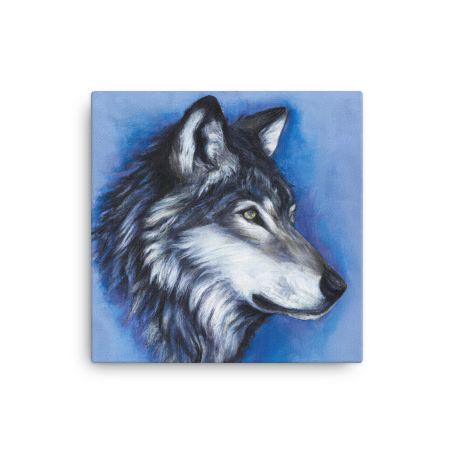 Wolf Canvas 16x16